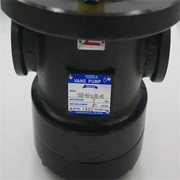 Yuken Vane Pump Original And Replace 150T 50T 150T-61-L-RL-40 150T-48/61/75/94/116-F/L-RL/RR/LR/LL-40 Hydraulic Pumps